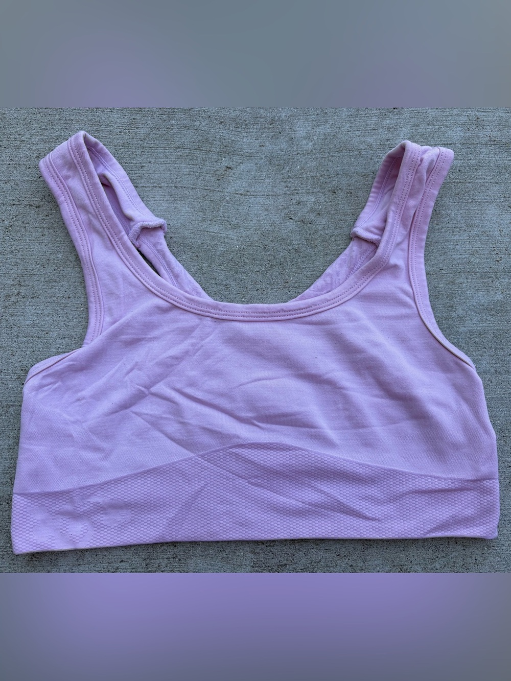 LIGHT PINK ATHLETIC SPORTS BRA